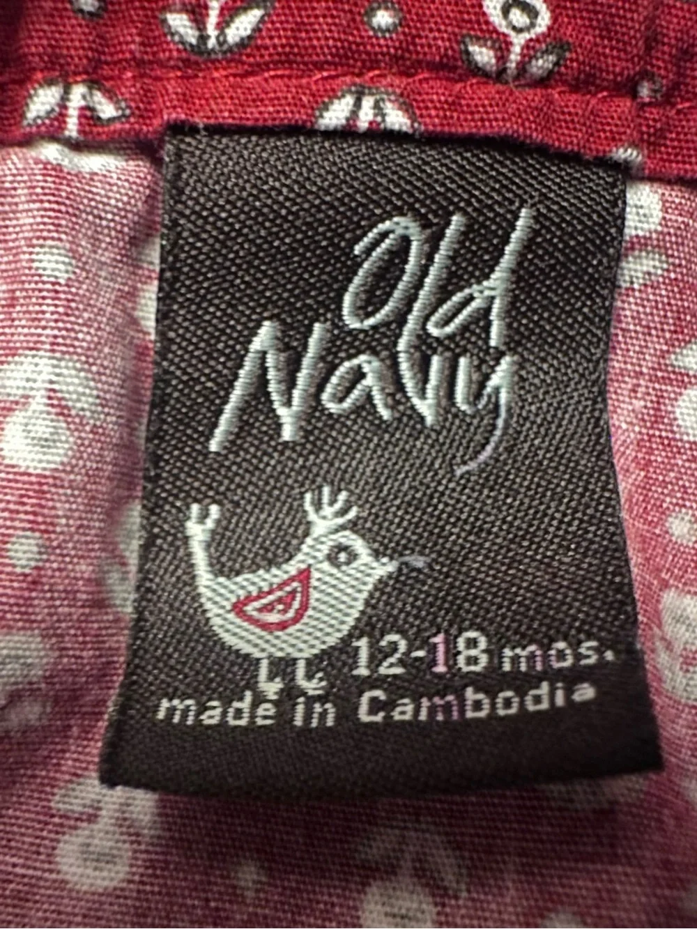 babyGap & Old Navy Girls Long Sleeve Tops Bundle 12-18 Months Cotton *